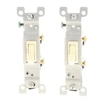 Leviton 1451-2A Almond 15A Single Pole Toggle Wall Light Switches 120V Bulk. Fixed Price $8.54.