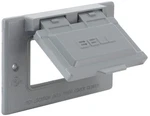 Bell Weatherproof Electrical Box Cover Single Gang Device Horizontal Gray. Fixed Price $8.99.