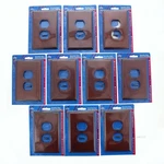 10 Leviton Cherry Wood Finish 1G Receptacle Duplex Outlet Wallplates 89203-CHR. Fixed Price $34.19.