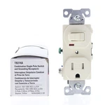 Cooper Almond Tamper Resistant Pilot Light Switch Outlet Receptacle 15A TR274A. Fixed Price $7.59.