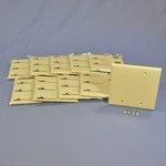 Cooper 5137V Ivory 2-GANG Blank Unbreakable Nylon Wallplate Covers 10-PACK. Fixed Price $9.49.