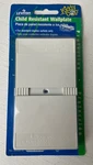 Leviton 89000-W Duplex Outlet Child Resistant Wallplate Cover White Kid Safe. Fixed Price $7.99.
