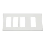 Lightolier Controls FB4SSSLW Multi-gang, 4-GANG, Faceplate Wall Plate, White. Fixed Price $37.99.