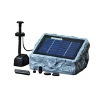 Asc Solar Stone Water Pump Kit With Battery And Led Ring Light Garden Pond. Fixed Price $69.99.