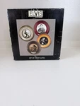 Vintage 2004 Elvis Presley Set Of Plates By Vandor.. Fixed Price $100.00.