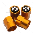 4PCS Hex Horns Car Wheels Tire Air Valve Caps Stem Dust Cover Decor. Fixed Price $8.99.