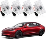 4PCS Tesla Puddle Lights Car Door Projector Led 3D Laser Ghost Shadow. Fixed Price $24.99.