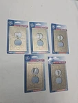 Decorator Outlet Wall Plates Fleur Lis Pattern Lot Of #GE8501-FDLD1D. Fixed Price $20.00.