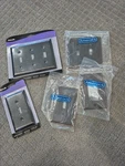 Lot Amerock Amerelle Aged Bronze Mid Century Modern Wall Plate Toggle Outlet A5. Fixed Price $20.00.