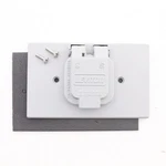 Leviton 4925-2 Gray Weather Resistant Outdoor Receptacle Outlet Wall Plate Cover. Fixed Price $9.49.