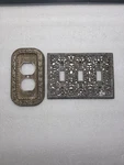 Vtg Ornate Art Deco Switch, Amerelle. Plate Outlet Cover, Melard. 1960S. Fixed Price $15.00.