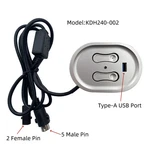Recliner Kaidi Button 5 Pin Round Switch Hand Control KDH240-002 With Usb Port. Fixed Price $60.00.