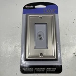 Amerelle Chelsea Brushed Nickel Rocker Wall Plate Gang Stamped Steel 149RBN. Fixed Price $8.99.
