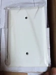(1 Pc) Mulberry Gang Blank Wall Plate White Metal 86851 Jumbo Oversized Usa. Fixed Price $6.99.