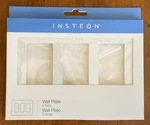 Insteon Smarthome 3-GANG Wall Plate White Satin, Model 2422-242 Nib. Fixed Price $14.95.