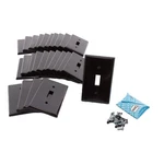 Leviton 85301 Brown X-deep Toggle Cover Wall Switchplates 25-PACK. Fixed Price $26.12.