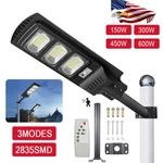Radar Sensor Street Light Led Solar Power With Pole+remote Control Garden. Fixed Price $39.20.