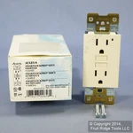 Leviton ACGF1-S Acenti Sand Smartlock Gfci 15A Receptacle Duplex Gfi Outlet 5-15. Fixed Price $14.23.