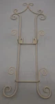 Ornate Vinatge Beige Metal Wall Rack For Collectible Plates Pictures 22. Fixed Price $25.99.