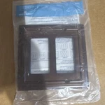 Brainerd Brown Wood Decorator Rocker Double Gang Wall Plate 405462. Fixed Price $5.00.