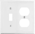 Bryant Electric P18W Toggle Light Switch/duplex Receptacle Wall Plate - Pack. Fixed Price $6.00.