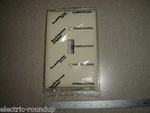 Lot Of 4, TPJ1-LA Light Almond Unbreakable Junior Jumbo Toggle Switch Wallplate. Fixed Price $8.00.