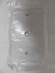 (pack Of 50) Leviton 88013-000 1-GANG Cable/telco Wall Plate 4-1/2 HX2-3/4 Win.. Fixed Price $30.00.