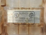 Burndy BIBD4-3, Double Sided 3-CIR Insulated Multi-tap Connector, X Awg. Fixed Price $15.00.