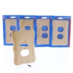 5 Leviton Solid Pine Wood Receptacle Wallplate Duplex Outlet 1G Cover 89203-CVP. Fixed Price $20.89.