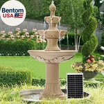 Italian Solar Water Fountains Outdoor Garden Decor - 48.4''H And. Fixed Price $349.14.