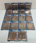 18 New/old Stock Ge Double Switch Wall Plate With Coppe Tone Finish/screws. Fixed Price $42.50.