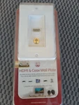 Ge 87688 High Definition Hdmi & Coax Plate 1080P Tv Inwall Installation New. Fixed Price $9.90.