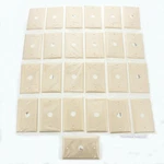Eagle 2159V Ivory 1-GANG Telephone .625" Hole Plastic Wallplate Box Mount 25PCS. Fixed Price $26.59.