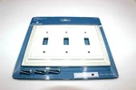New Liberty Hardware Brainerd Tripple Toggle Light Switch Wood Wall Plate: White. Fixed Price $12.00.