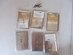 New Cooper 93871 Lot Of 6 Steel Wall Plates *free Shipping*. Fixed Price $9.99.