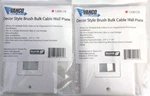 Vanco 120817X 1-GANG Decora-style Brush Bulk Cable Wallplate White. Fixed Price $17.00.