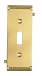 Clickplates By Elk Lighting Outlet Middle Cover 2504BR Brass Color New. Fixed Price $7.99.