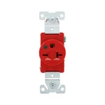 Eaton Wiring Devices 8410RD - Recp Hg Sgl 20A 250V 2P3W Str B/swire 1EA. Fixed Price $21.43.