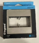 Legrand Adorne AWP2GTM4 Gang Wall Plate Titanium. Fixed Price $18.59.