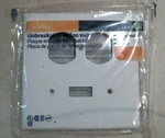 Leviton R52-OPJ18-00W Unbreakable Nylon Wallplate Midway/medium Free Shipping. Fixed Price $10.00.