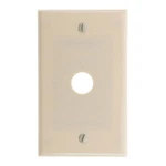 Leviton 86017 Telephone/cable Wall Plate, 001-000 Size, Gang, Ivory, (25-PACK). Fixed Price $32.50.