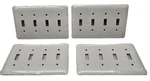 Lot Of Mulberry Metal Gang Toggle Smoot White Wall PLATE,76074. Fixed Price $24.99.