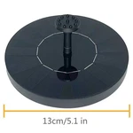 Mini Solar Fountain Waterfall Pump Outdoor Bird Bath Pond Pool Garden Floating. Fixed Price $14.98.