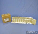 Leviton 86017 Ivory 1-GANG Phone .625" Hole Plastic Wallplate Box Mount 20PCS. Fixed Price $20.89.