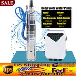 3" Solar Water Pump 48V 500W Submersible Bore Deep Well Mppt Controller Kit. Fixed Price $266.08.