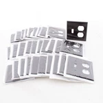 Leviton 85005 Brown 2-GANG Toggle Duplex Plastic Standard Wallplate Cover 30PCS. Fixed Price $26.12.