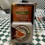 New Intermatic Lamp Timer TN111C 2 On/off Switches Easy-set Dial. Fixed Price $14.95.