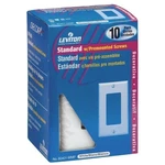 Leviton 10PK Wh 1G Dec Plate. Fixed Price $11.61.