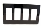 Leviton 4-GANG Black Decora/rocker Standard Screwless Wall Plate 80312-SE. Fixed Price $21.99.