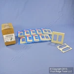 Leviton Ivory Decora Screwless 2-GANG Wallplate Gfci Gfi Covers 80309-I 10-PACK. Fixed Price $28.49.